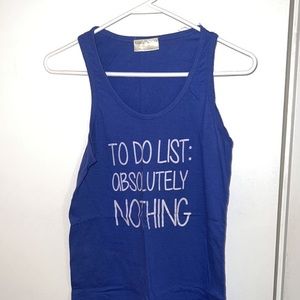 Sleep shirt, to do list: absolutely nothing